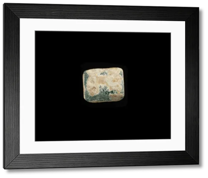 Framed Print : Bead, hexagonal, Roman Period, 30 BCE-395 CE. Creator: Unknown Framed Print : Bead, hexagonal, Roman Period, 30 BCE-395 CE. Creator: Unknown