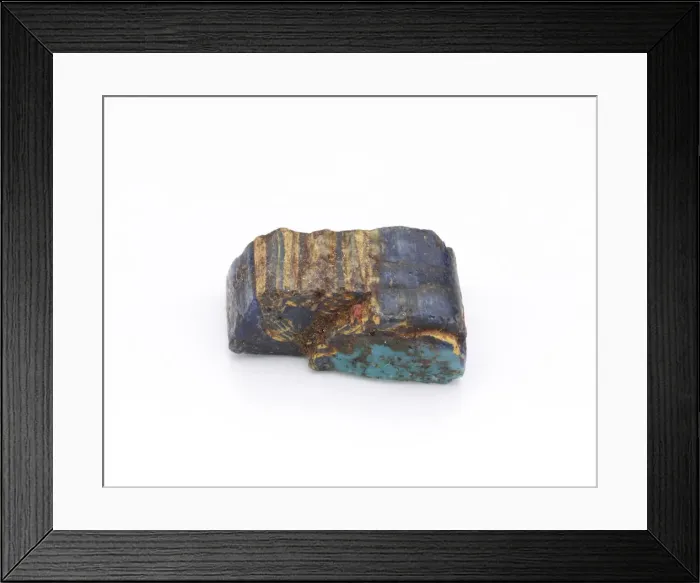 Framed Print : A Fragment. Columnar rod and plate mosaic, Ptolemaic Dynasty or Roman Period Framed Print : A Fragment. Columnar rod and plate mosaic, Ptolemaic Dynasty or Roman Period