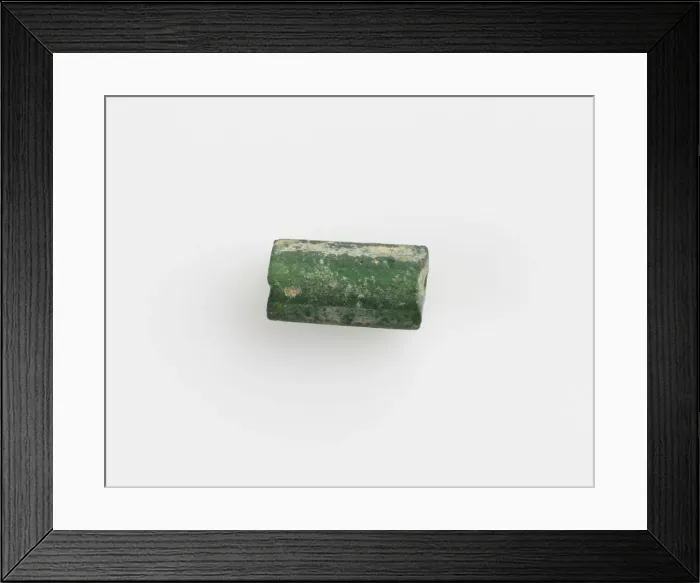 Framed Print : Bead, hexagonal, Ptolemaic Dynasty or Roman Period, (1st century B. C. ?). Creator: Unknown Framed Print : Bead, hexagonal, Ptolemaic Dynasty or Roman Period, (1st century B. C. ?). Creator: Unknown