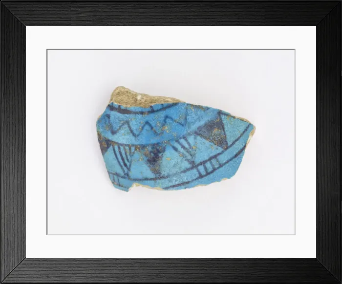 Framed Print : Fragment, New Kingdom, 1196-1070 BCE. Creator: Unknown Framed Print : Fragment, New Kingdom, 1196-1070 BCE. Creator: Unknown