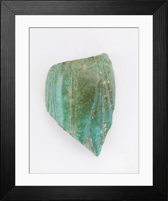 Framed Print : Fragment of a cup, New Kingdom to Early Third Intermediate Period, ca. 1539-945 BCE Framed Print : Fragment of a cup, New Kingdom to Early Third Intermediate Period, ca. 1539-945 BCE