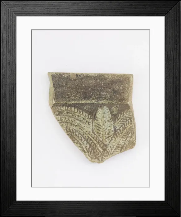 Framed Print : Fragment, Possibly Roman Period, 30 BCE-395 CE. Creator: Unknown Framed Print : Fragment, Possibly Roman Period, 30 BCE-395 CE. Creator: Unknown