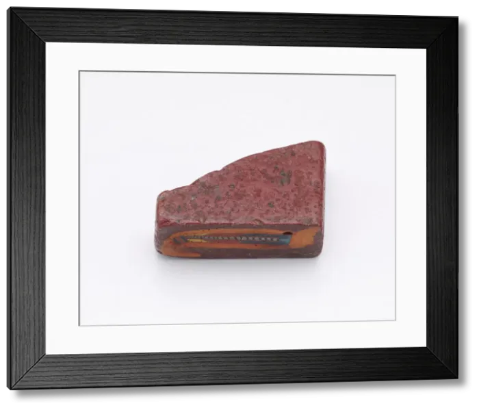 Framed Print : Fragment of block for slicing of inlay... Ptolemaic Dynasty or Roman Period Framed Print : Fragment of block for slicing of inlay... Ptolemaic Dynasty or Roman Period