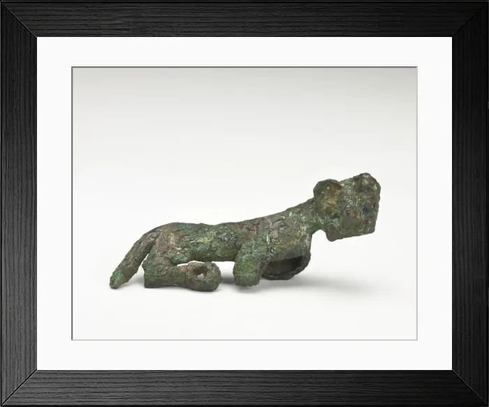 Framed Print : Ornament in the form of a tiger (fragment), Western Zhou dynasty, ca. 900 BCE Framed Print : Ornament in the form of a tiger (fragment), Western Zhou dynasty, ca. 900 BCE