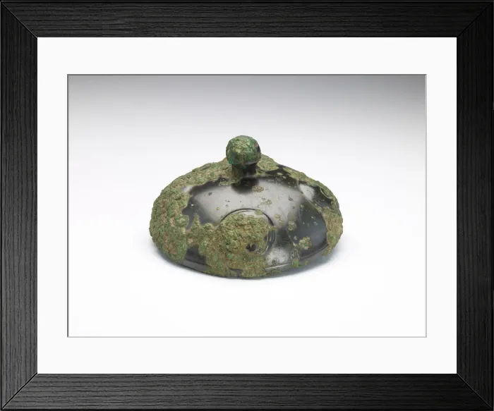 Framed Print : Lid of a you, Western Zhou dynasty, late 11th-early 10th century BCE. Creator: Unknown Framed Print : Lid of a you, Western Zhou dynasty, late 11th-early 10th century BCE. Creator: Unknown