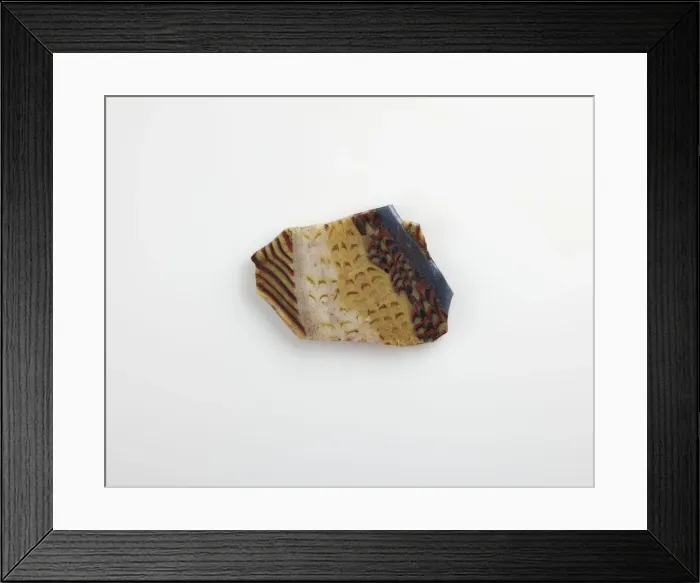 Framed Print : Fragment of an inlay with fish design, Ptolemaic Dynasty to Roman Period, 305 BCE-19 CE Framed Print : Fragment of an inlay with fish design, Ptolemaic Dynasty to Roman Period, 305 BCE-19 CE
