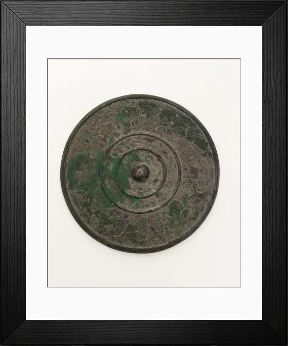 Framed Print : Mirror, Zhou dynasty, 3rd century BCE. Creator: Unknown Framed Print : Mirror, Zhou dynasty, 3rd century BCE. Creator: Unknown