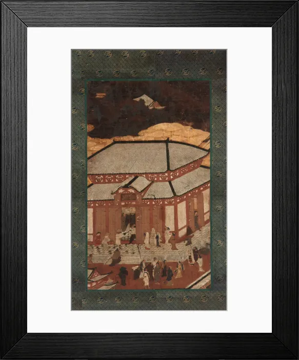 Framed Print : The Daibutsuden, Hoko-ji, Kyoto, Edo period, (17th century?). Creator: Unknown Framed Print : The Daibutsuden, Hoko-ji, Kyoto, Edo period, (17th century?). Creator: Unknown