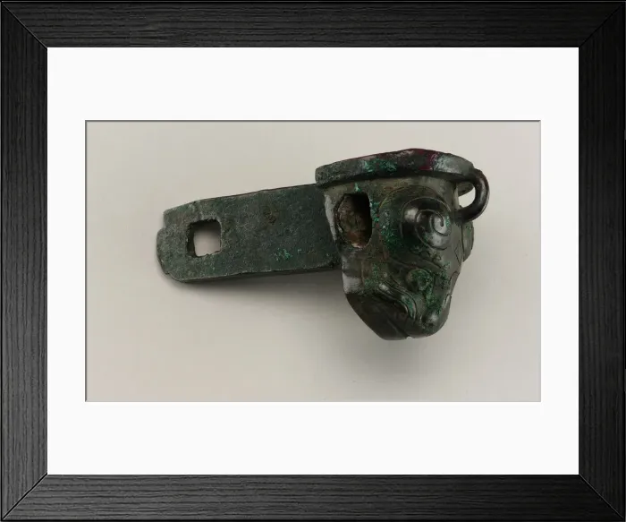 Framed Print : Chariot fitting: linchpin, Zhou dynasty, 1050-221 BCE. Creator: Unknown Framed Print : Chariot fitting: linchpin, Zhou dynasty, 1050-221 BCE. Creator: Unknown