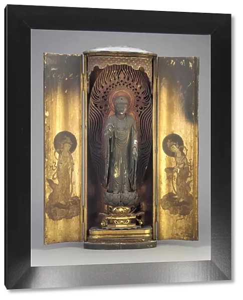 Amitabha (Amida), contained within a closed shrine, Edo period, 1615-1868