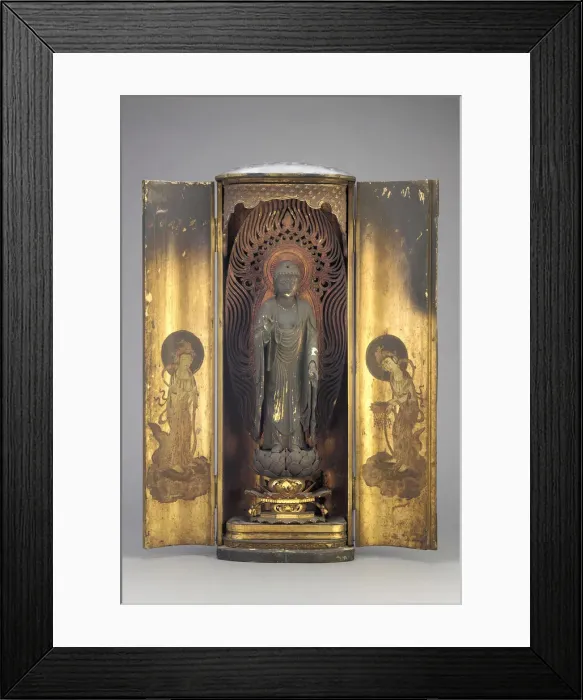 Framed Print : Amitabha (Amida), contained within a closed shrine, Edo period, 1615-1868 Framed Print : Amitabha (Amida), contained within a closed shrine, Edo period, 1615-1868