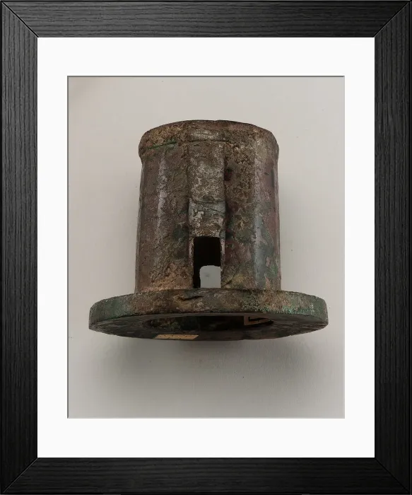 Framed Print : Chariot fitting: axle cap, Zhou dynasty, 1050-221 BCE. Creator: Unknown Framed Print : Chariot fitting: axle cap, Zhou dynasty, 1050-221 BCE. Creator: Unknown