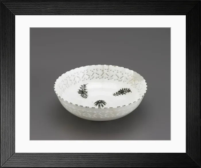 Framed Print : Dish, Safavid period, 18th century. Creator: Unknown Framed Print : Dish, Safavid period, 18th century. Creator: Unknown