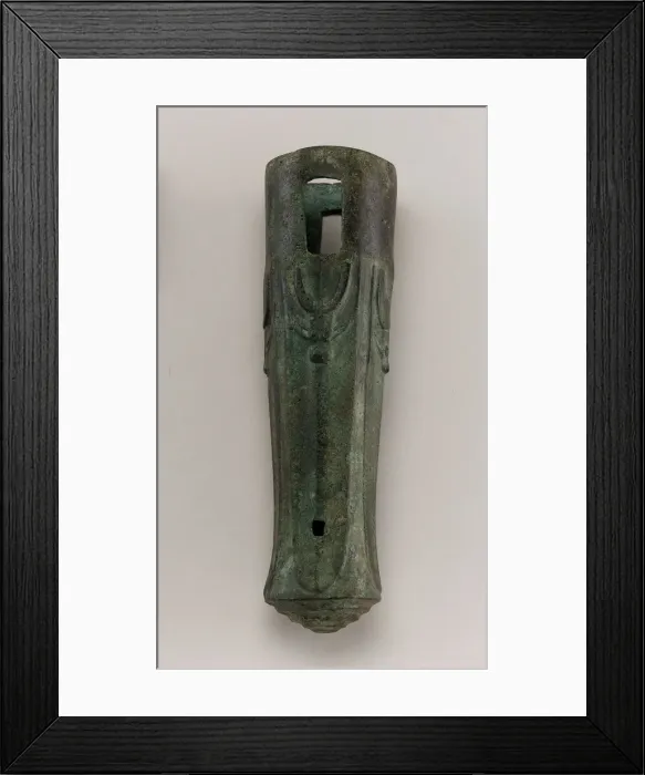 Framed Print : Chariot fitting: arch cap, Zhou dynasty, 1050-221 BCE. Creator: Unknown Framed Print : Chariot fitting: arch cap, Zhou dynasty, 1050-221 BCE. Creator: Unknown