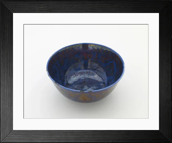 Framed Print : Bowl, Safavid period, 1650-1700. Creator: Unknown Framed Print : Bowl, Safavid period, 1650-1700. Creator: Unknown