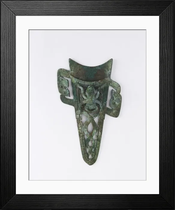 Framed Print : Scabbard ornament, Zhou dynasty, 1050-221 BCE. Creator: Unknown Framed Print : Scabbard ornament, Zhou dynasty, 1050-221 BCE. Creator: Unknown