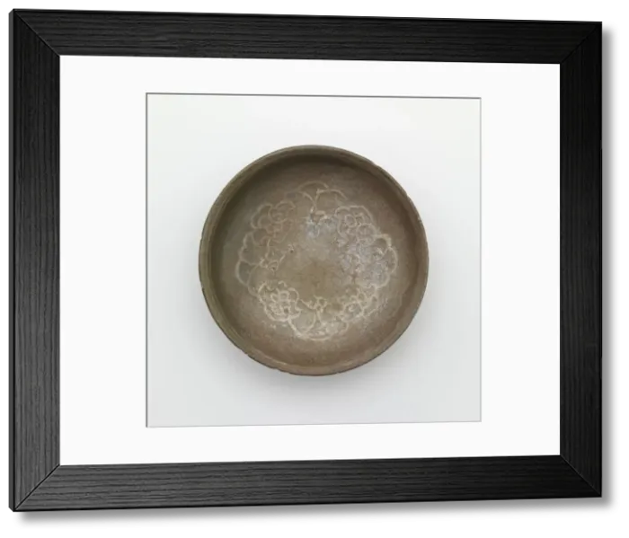 Framed Print : Dish, Safavid period, 17th century. Creator: Unknown Framed Print : Dish, Safavid period, 17th century. Creator: Unknown