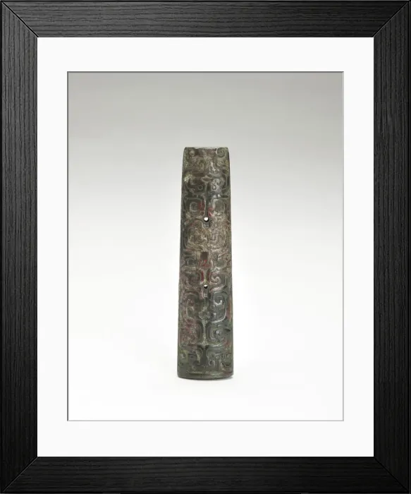 Framed Print : Knife handle, Zhou dynasty, ca. 1050-221 BCE. Creator: Unknown Framed Print : Knife handle, Zhou dynasty, ca. 1050-221 BCE. Creator: Unknown