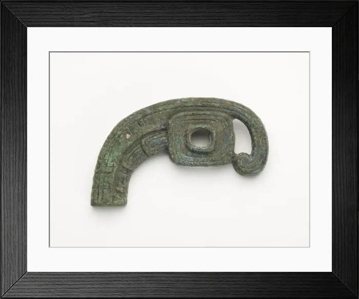 Framed Print : Ornament, Zhou dynasty, ca. 1050-221 BCE. Creator: Unknown Framed Print : Ornament, Zhou dynasty, ca. 1050-221 BCE. Creator: Unknown