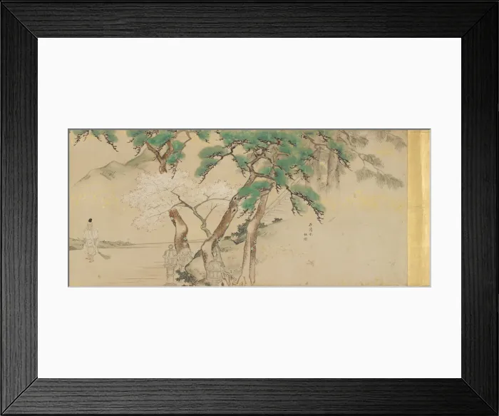 Framed Print : Procession of an Imperial Messenger to the Iwashimizu Shrine, Edo period Framed Print : Procession of an Imperial Messenger to the Iwashimizu Shrine, Edo period