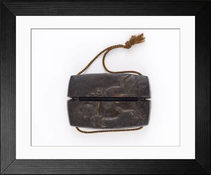 Framed Print : Medicine case (inro), Edo period, 1615-1868. Creator: Unknown Framed Print : Medicine case (inro), Edo period, 1615-1868. Creator: Unknown