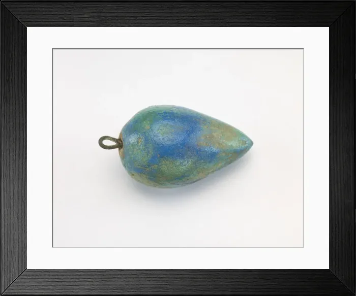 Framed Print : Egg-shaped ornament, Late Period, 404-399 BCE. Creator: Unknown Framed Print : Egg-shaped ornament, Late Period, 404-399 BCE. Creator: Unknown