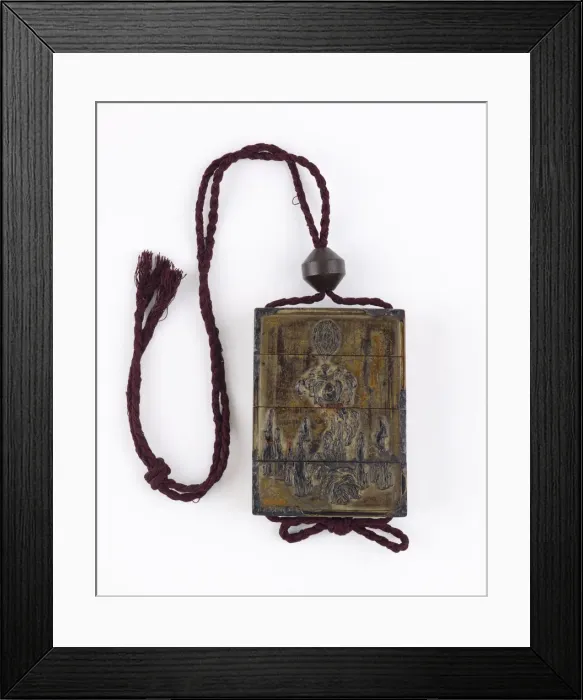 Framed Print : Medicine case (inro), Edo period, 18th-19th century. Creator: Unknown Framed Print : Medicine case (inro), Edo period, 18th-19th century. Creator: Unknown
