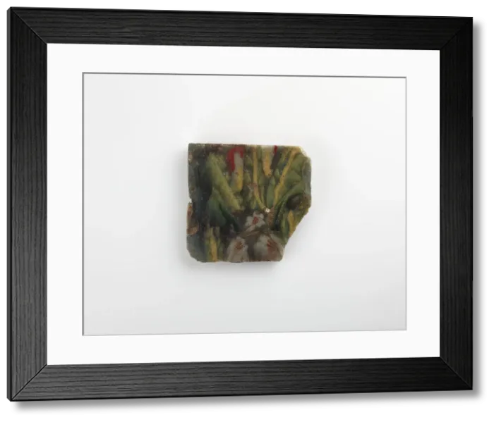 Framed Print : Fragment of an inlay with a floral pattern, Ptolemaic Dynasty to Roman Period Framed Print : Fragment of an inlay with a floral pattern, Ptolemaic Dynasty to Roman Period