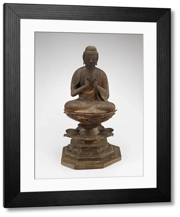 Framed Print : Buddhist sculpture, Heian period, 12th century. Creator: Unknown Framed Print : Buddhist sculpture, Heian period, 12th century. Creator: Unknown