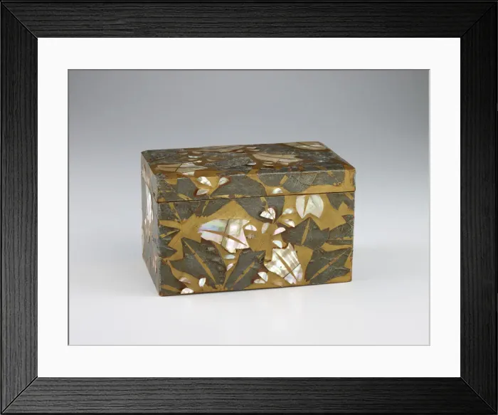 Framed Print : Box with lid, Edo period, 1615-1868. Creator: Unknown Framed Print : Box with lid, Edo period, 1615-1868. Creator: Unknown