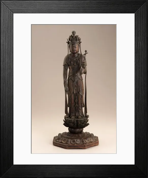 Framed Print : Bodhisattva Avalokiteshvara (Kannon), Heian period, late 12th century. Creator: Unknown Framed Print : Bodhisattva Avalokiteshvara (Kannon), Heian period, late 12th century. Creator: Unknown