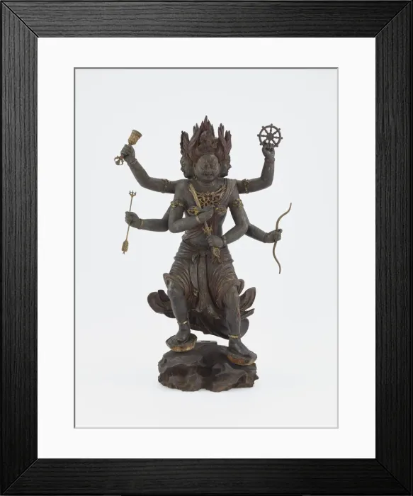Framed Print : Vajrayaksha (Kongo Yasha), Kamakura period, 1185-1333. Creator: Unknown Framed Print : Vajrayaksha (Kongo Yasha), Kamakura period, 1185-1333. Creator: Unknown
