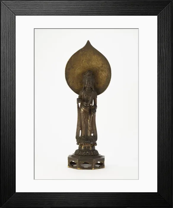 Framed Print : Bodhisattva Avalokiteshvara (Kannon), Nara period, late 8th century. Creator: Unknown Framed Print : Bodhisattva Avalokiteshvara (Kannon), Nara period, late 8th century. Creator: Unknown