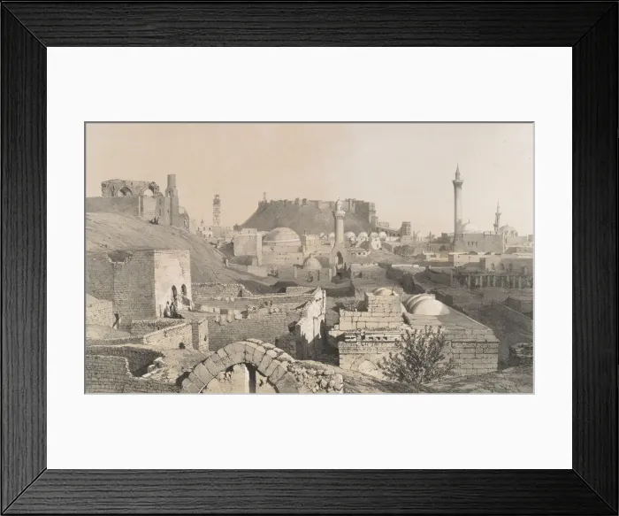 Framed Print : Alep, 1843. Creator: Joseph Philibert Girault De Prangey Framed Print : Alep, 1843. Creator: Joseph Philibert Girault De Prangey