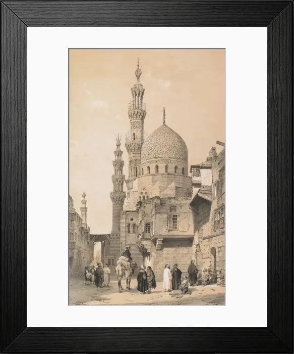 Framed Print : Mosquee, au Kaire, 1843. Creator: Joseph Philibert Girault De Prangey Framed Print : Mosquee, au Kaire, 1843. Creator: Joseph Philibert Girault De Prangey
