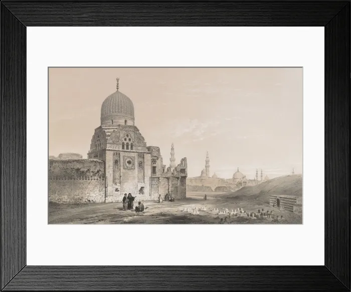 Framed Print : 84. Tombeau du Sultan Tarabey, 1843. Creator: Fichot Framed Print : 84. Tombeau du Sultan Tarabey, 1843. Creator: Fichot