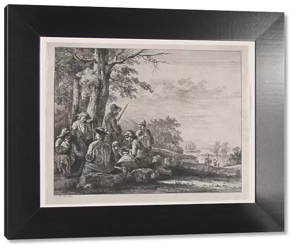 Peasants Resting, 1803. Creator: Jean-Jacques de Boissieu