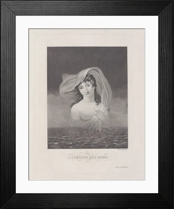 Framed Print : La Deesse des Mers, 1775-1832. Creator: Philibert Louis Debucourt Framed Print : La Deesse des Mers, 1775-1832. Creator: Philibert Louis Debucourt
