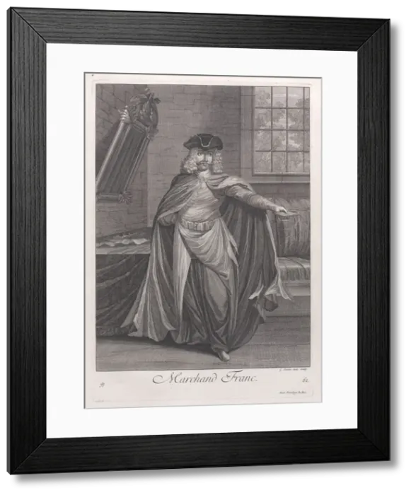 Framed Print : Marchand Franc, 1714-15. Creator: Unknown