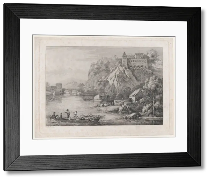 Framed Print : View of the Convent of the Barefooted Carmelites at Lyon, 1807 Framed Print : View of the Convent of the Barefooted Carmelites at Lyon, 1807
