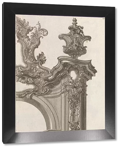 Suggestion for the Decoration of Top Right Side of Portal, Plate 4 from Al