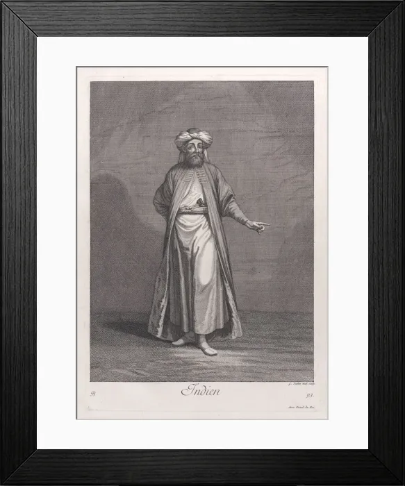 Framed Print : Indien, 1714-15. Creator: Unknown Framed Print : Indien, 1714-15. Creator: Unknown