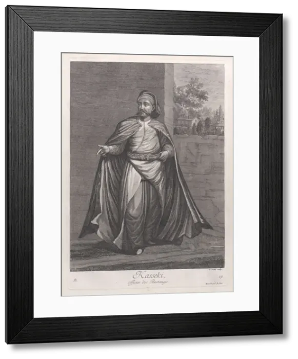 Framed Print : Kasseki, officier des Bostangis, 1714-15. Creator: Unknown Framed Print : Kasseki, officier des Bostangis, 1714-15. Creator: Unknown
