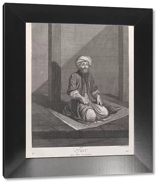 Turc, qui fait sa priere, 1714-15. Creator: Unknown