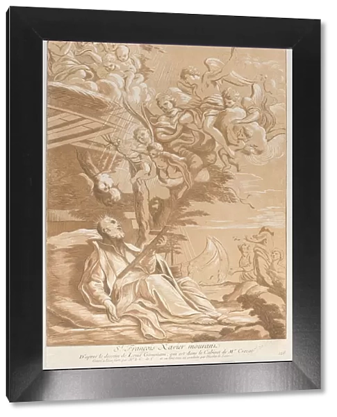Death of Saint Francis Xavier, ca. 1729. Creator: Caylus, Anne-Claude-Philippe de