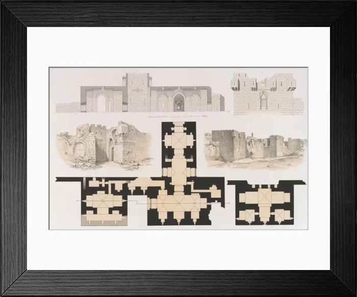 Framed Print : 60. Porte Kennesrine, aAlep, 1843. Creator: Hancke Framed Print : 60. Porte Kennesrine, aAlep, 1843. Creator: Hancke