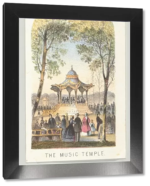 The Music Temple, from the series, Views in Central Park, New York, Part 2, 1864