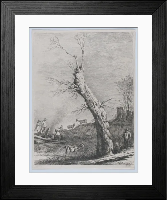 Framed Print : Winter, after a drawing completed in Saint-Chamond, 1795 Framed Print : Winter, after a drawing completed in Saint-Chamond, 1795