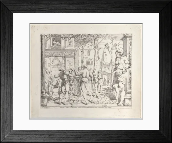 Framed Print : The Martyrdom of Saint Christopher, Secondo Quadro, 1776 Framed Print : The Martyrdom of Saint Christopher, Secondo Quadro, 1776