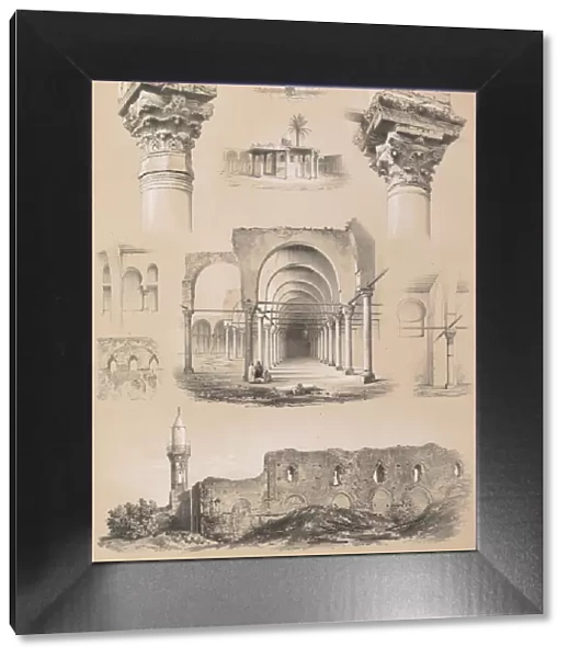 Details, mosquee d Amrou, au Kaire, 1843